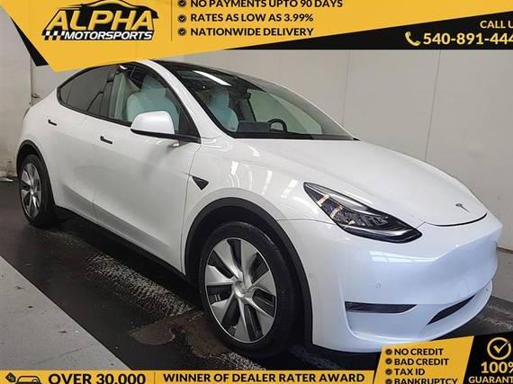 TESLA MODEL Y 2021 5YJYGDEE2MF085554 image